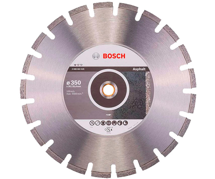 Алмазный диск Bosch Standard for Asphalt 350 мм