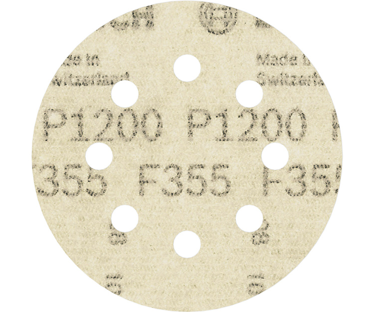 5 шлифлистов BOSCH F355 Best for Coatings + Composites 115 К1200 (2608605114)