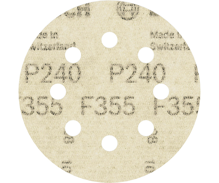 5 шлифлистов BOSCH F355 Best for Coatings + Composites 115 К240 (2608605561)