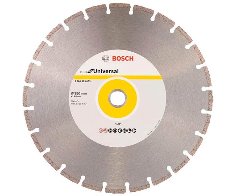 Алмазний диск Bosch ECO Universal 350 мм