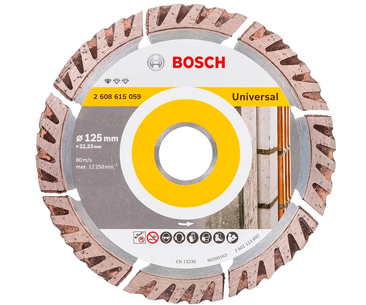 Алмазний диск Bosch Standard for Universal 125 мм