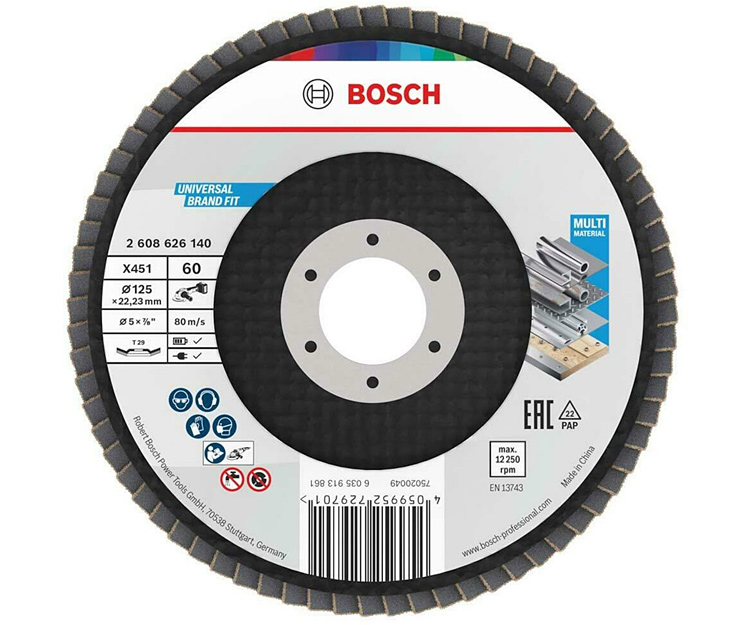 Пелюстковий диск BOSCH X451 BAlox 125 T29 G60 (2608626140)