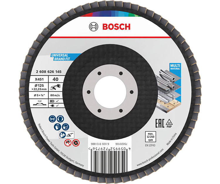 Пелюстковий диск BOSCH X451 BAlox 125 T27 G40 Display (2608626145)