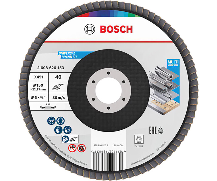 Пелюстковий диск BOSCH X451 BAlox 150 T29 G40 (2608626153)