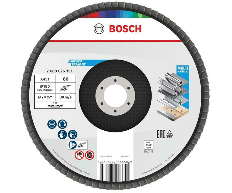 Пелюстковий диск BOSCH X451 BAlox 180 T29 G60 (2608626157)