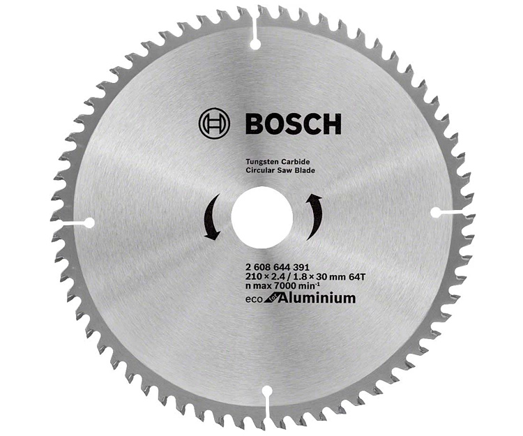 Пильный диск BOSCH Eco for Aluminium 210х30 64T