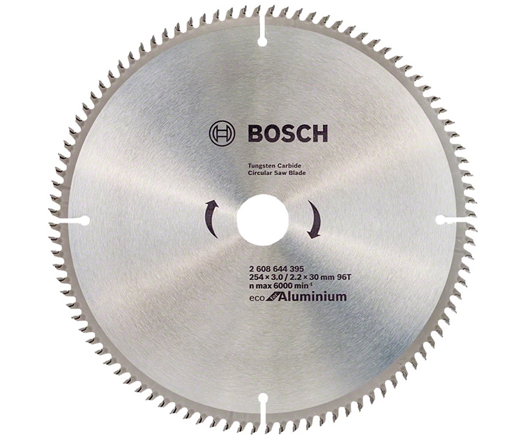 Пильный диск BOSCH Eco for Aluminium 254х30 96T