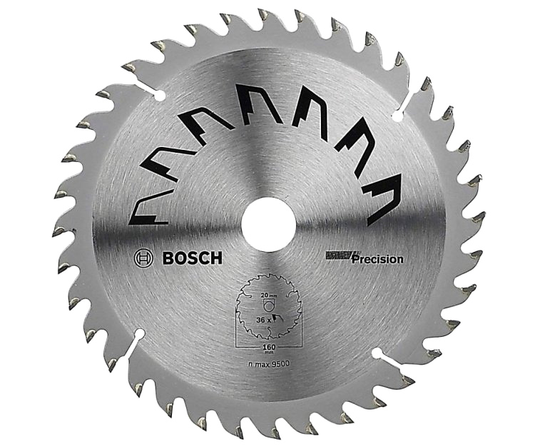 Пиляльний диск по дереву Bosch Precision GP WO H 160×2,5×20, 36