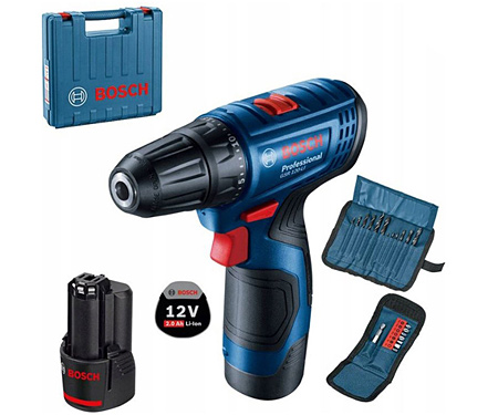 Акумуляторний дриль-шурупокрут BOSCH GSR 120-LI Kit (06019G8002)