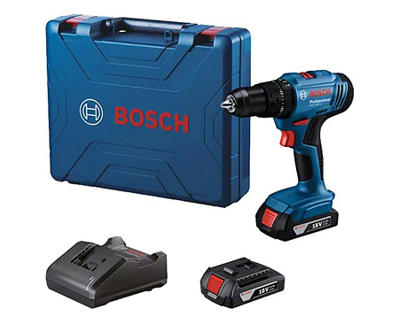 Акумуляторний ударний дриль-шурупокрут BOSCH GSB 183-LI (2x2Ah) (06019K9100)