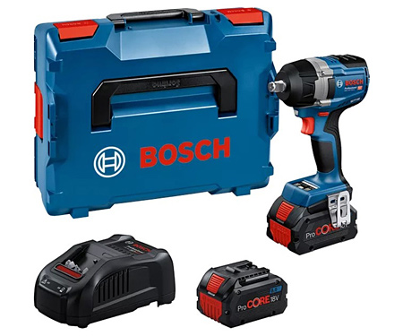 Аккумуляторный гайковерт BOSCH  GDS 18V-750 C (2x 8Ah + L-BOXX 136) (06019L9002)
