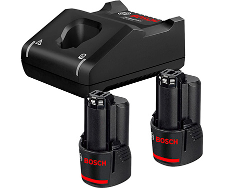 Набор аккумуляторов + зарядное устройство BOSCH GBA 3Ah + GAL 12V-40 (1600A019RD)