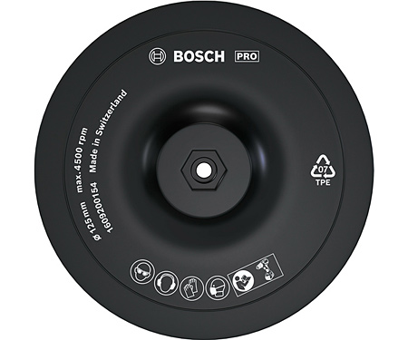 Опорная тарелка с липучкой для дрели BOSCH 1609200154 (1609200154)