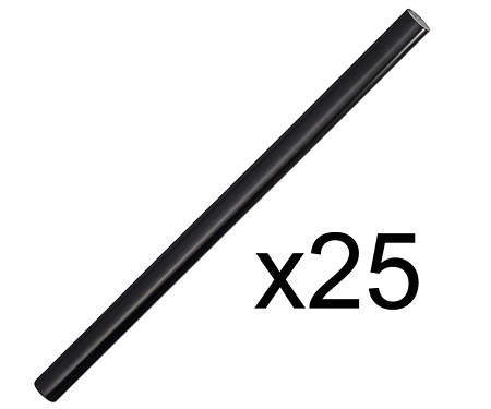 Клейовий стрижень Bosch 11×200 мм, 500 г, черный, 25 шт.