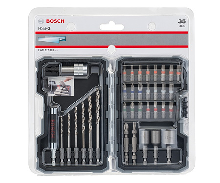 Набір біт і свердел Bosch  PRO-Mix Метал 35 шт.