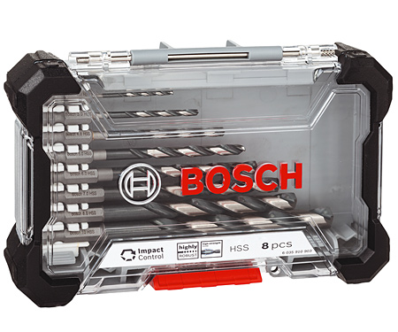 Набір свердел по металу Bosch Impact Control, 8 шт.