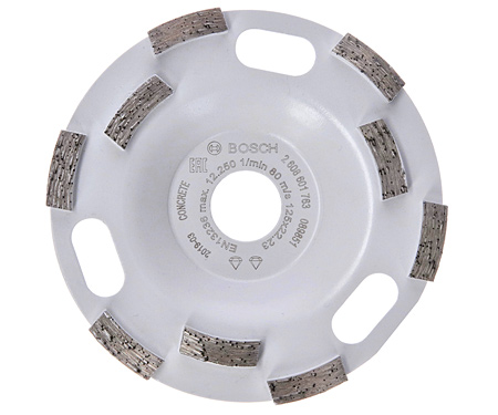 Алмазний чашковий круг Bosch Expert for Concrete High Speed, 125x22,23x5 мм
