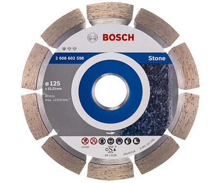 Алмазний диск Bosch Standard for Stone 125 мм 10 шт.
