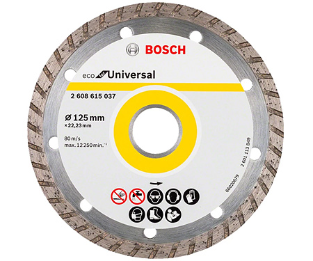 Алмазний диск Bosch ECO Universal Turbo 230 мм-10 шт.