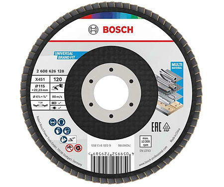 Пелюстковий диск BOSCH X451 BAlox 115 T29 G120 (2608626128)
