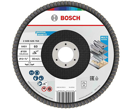 Пелюстковий диск BOSCH X451 BAlox 150 T29 G60 (2608626154)