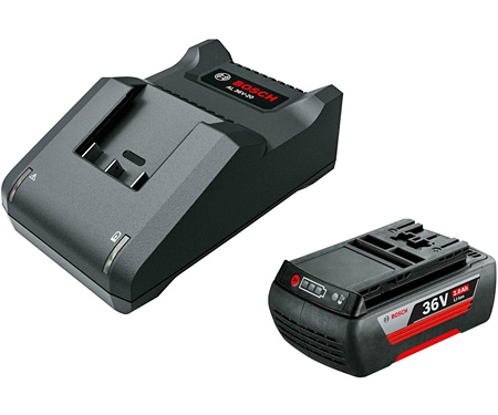 Аккумулятор и зарядное устройство BOSCH GBA 36V 2.0Ah + AL 36V-20 (F016800609)