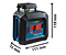 Линейный лазерный нивелир BOSCH GLL 2-20 G (BT 150) (0601065001)