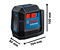 Линейный лазерный нивелир BOSCH GLL 12-22 (0601065220)