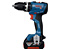 Акумуляторний ударний дриль-шурупокрут BOSCH GSB 18V-65 (2x 5Ah +  L-BOXX 136) (06019N3303)