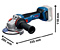 Аккумуляторная болгарка BOSCH GWS 18V-11 (2x 5Ah + L-BOXX 136) (06019N4103)