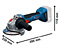 Аккумуляторная болгарка BOSCH GWS 18V-8 (2x 4Ah + кейс) (06019N9020)
