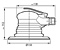 Пневматична ексцентрикова шліфмашина BOSCH 150mm (0607350199)