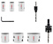 Набір біметалевих коронок BOSCH BIM HS 9 шт. (2608594613)